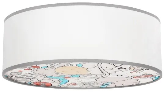 Plafonieră pentru copii KIDDY 2xE27/40W/230V alb/bej