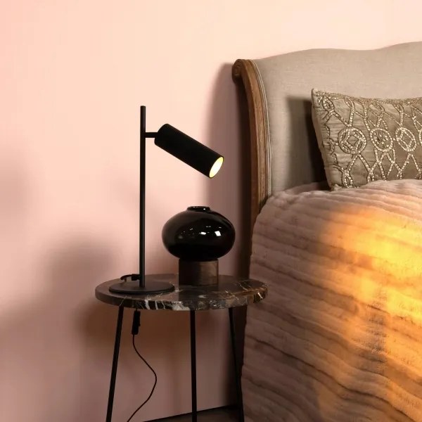 Lucide CLUBS Lampă de masă 09539/01/30 - 1xGU10/40W/230V, neagră