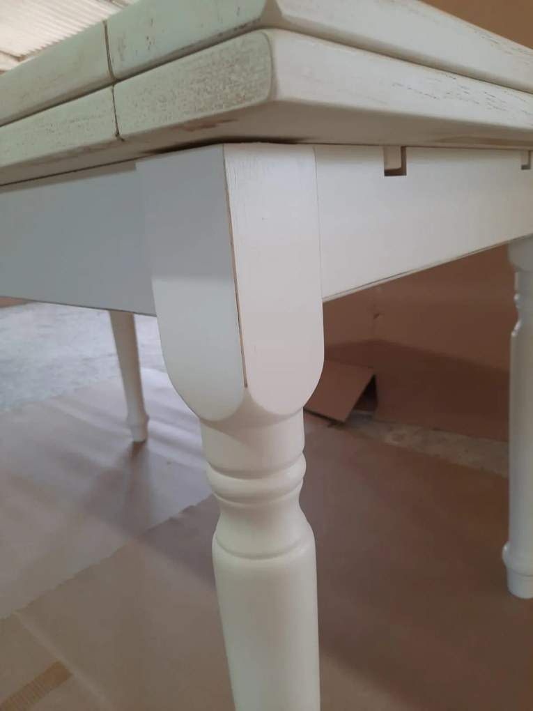 Masa extensibila, L140(240) 80 H80 cm, periat antichizat, lemn masiv