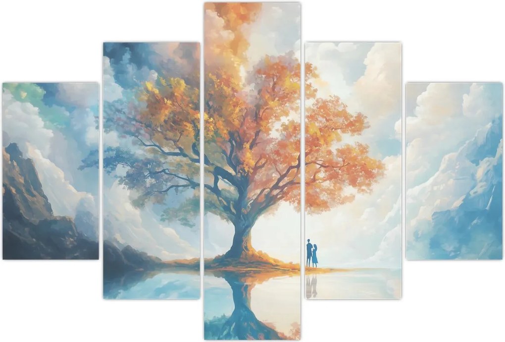 Tablou – Arborele vieții și al iubirii (150x105 cm)