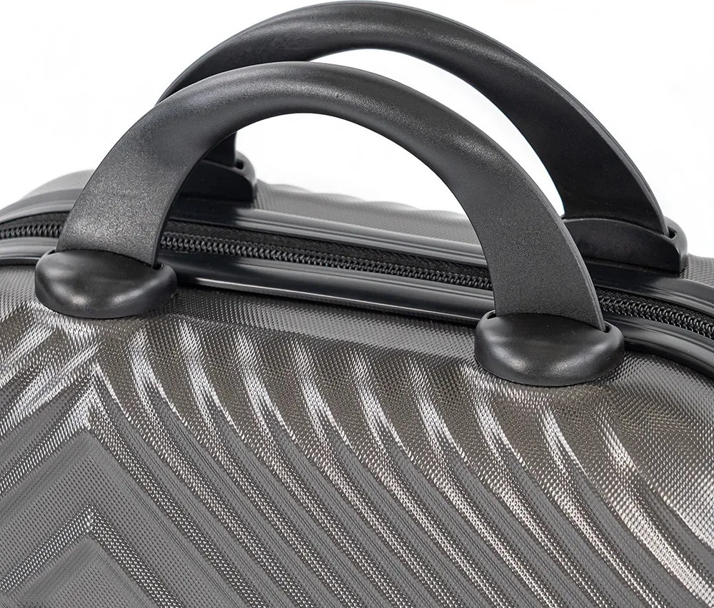 TraveLux Pro valiză manuală cu capac dur 28x36x16 cm aur roz