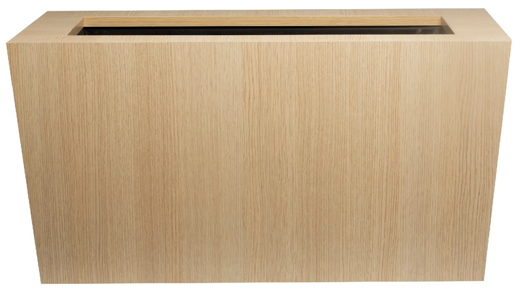 Ghiveci din lemn cu auto-irrigare NATURA, lat, mai multe variante - Hobby Flower Culoare: stejar deschis