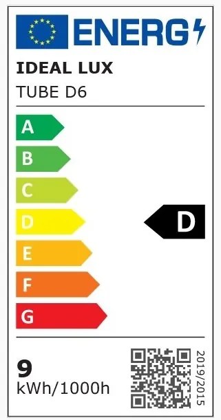 Pendul LED design modern minimalist Tube sp d6 alb