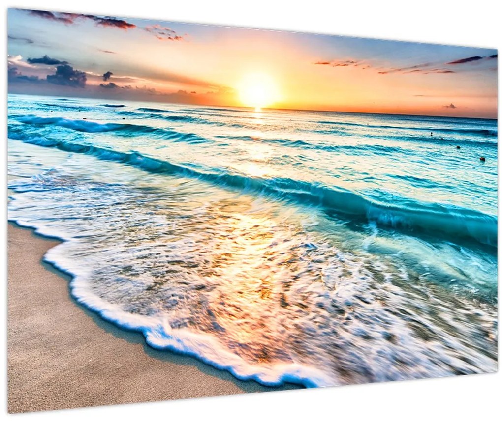 Tablou - Plaja de la mare (90x60 cm)