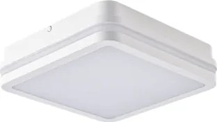 Brilagi - Corp de iluminat LED de exterior cu senzor BENE, 18 W, 230 V, 22 x 22 cm, alb, IP54