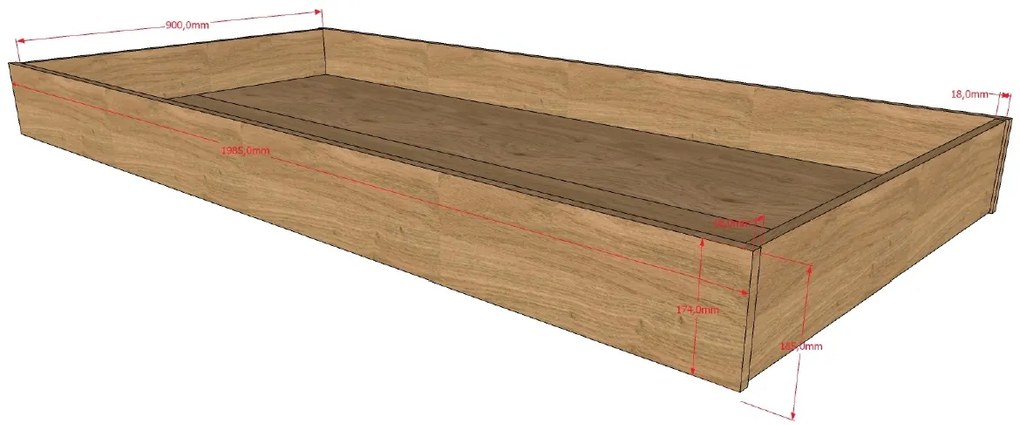 SAM DRAWER OAK