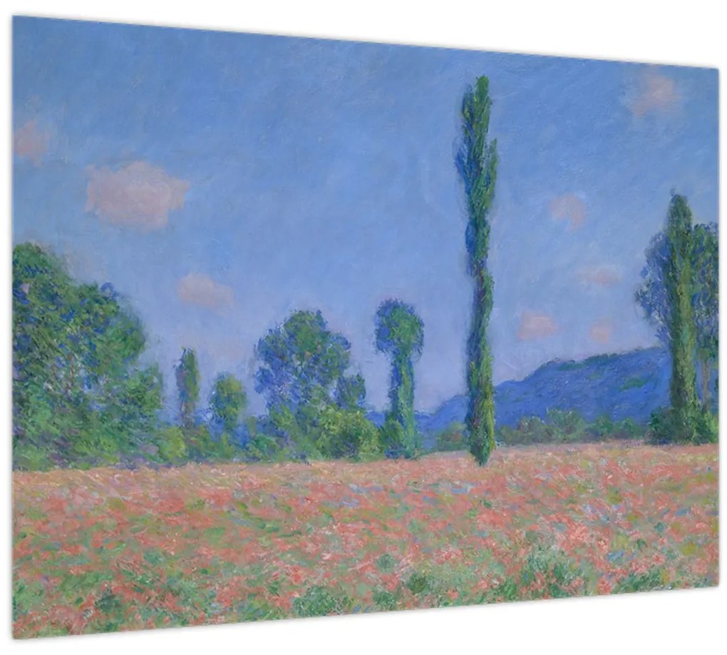 Tablou - Claude Monet, Poppy Field (Giverny), reproducere (70x50 cm)