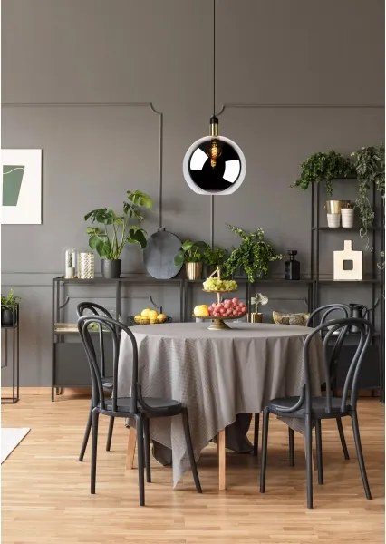 Lucide 34438/40/65 - Lustră pe cablu JULIUS 1xE27/40W/230V