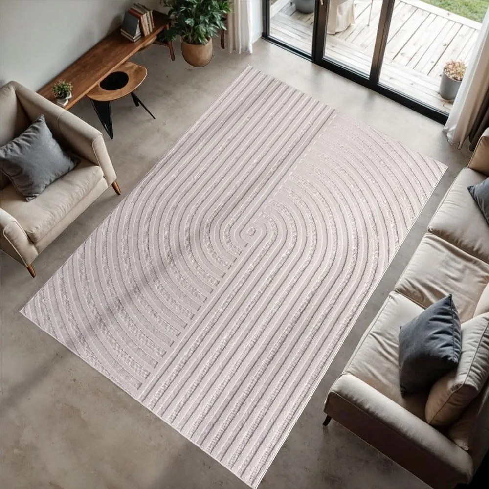 Covor pentru exterior și interior crem 120x170 cm Doha 1658 Cream – Ayyildiz Carpets