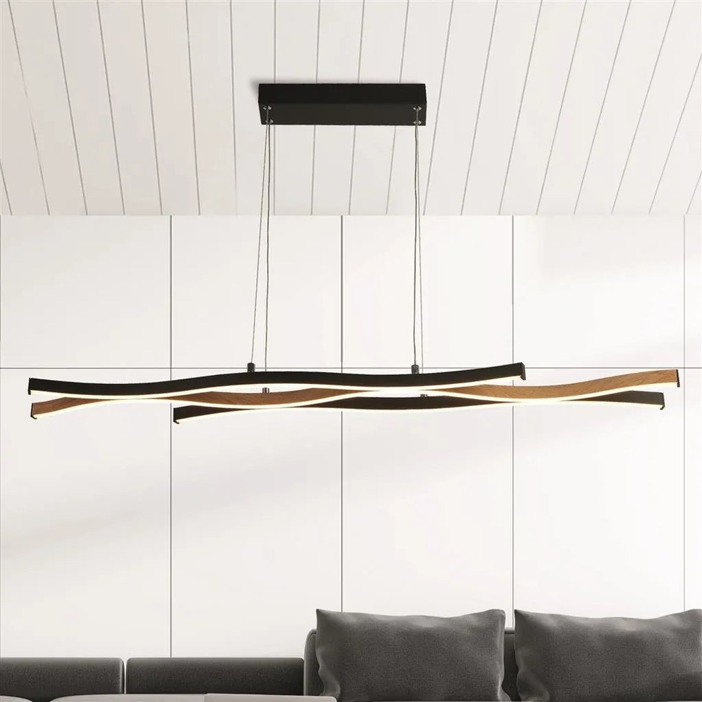 Lustra LED suspendata design modern Bloom Swirl