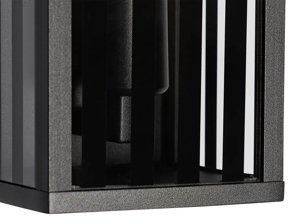 Lampa de perete exterioara moderna neagra 26 cm IP44 - Dijon