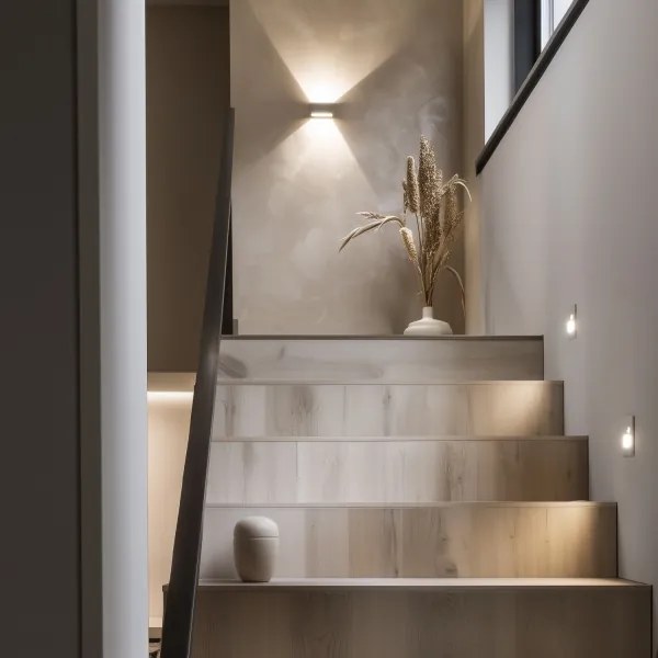 Brilagi - Aplica LED pentru scări cu senzor, 1,5W/230V, 3000/4000/6500K, alb