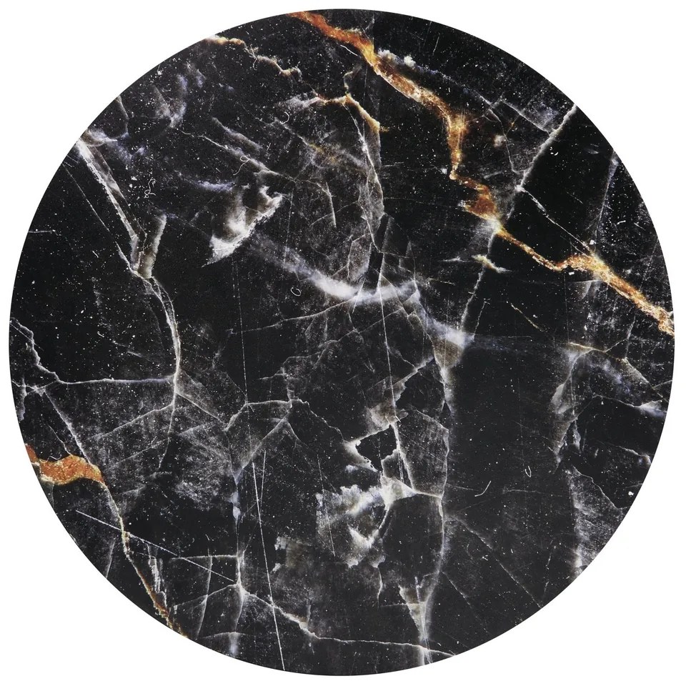 Masa de cafea Harissa B, marmura neagra