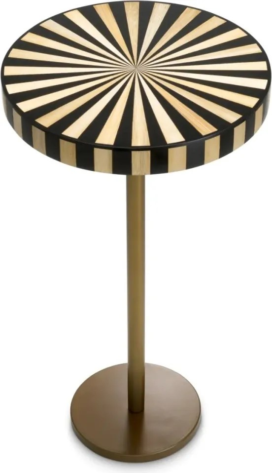 Masuta auxiliara LUX Blat Marquetry, Albany