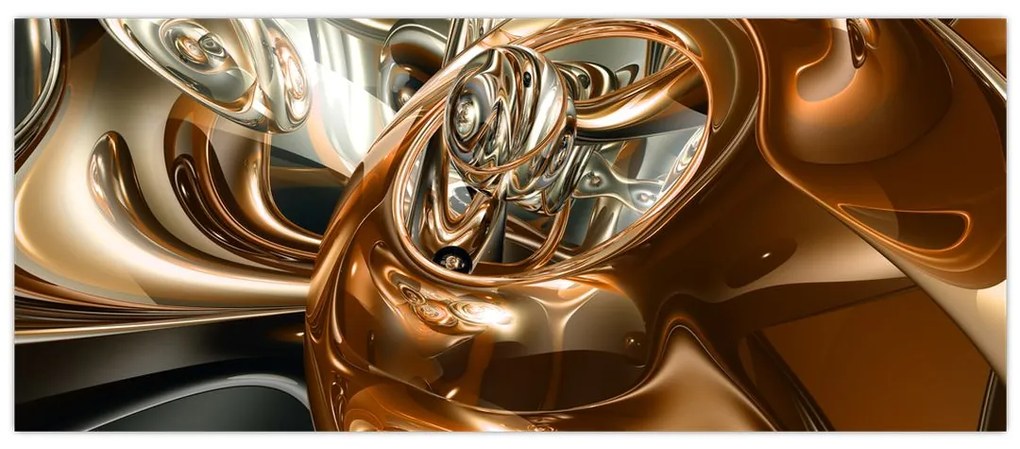 Tablou cu abstracție (120x50 cm)