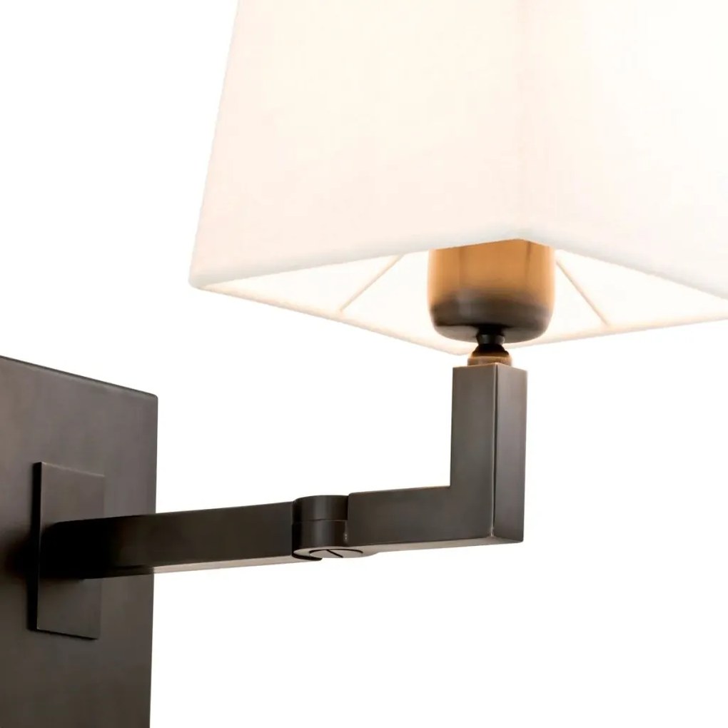Aplica din metal finisaj bronz design LUX Cambell 110846 HZ