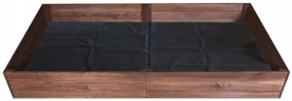 Pat din lemn natural impregnat 200 x 100 x 27 cm