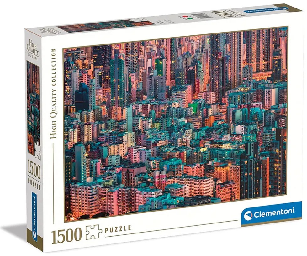 Orașe Hive Puzzle de 1500 de piese Hong Kong Clementoni