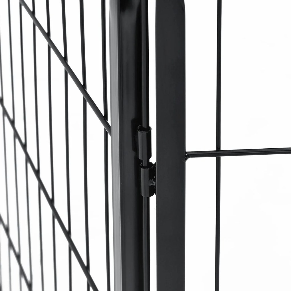 Juskys Pix metalic pentru catelusi - 160×160×60 cm