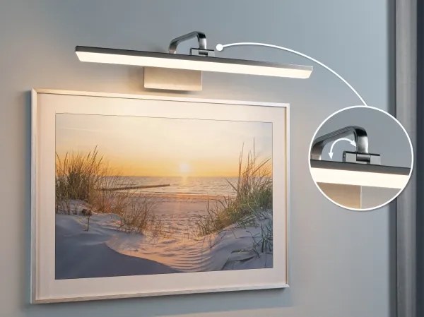 Paulmann 95573 - Aplica pentru tablouri RENAN, LED 11 W, 230 V, 60 cm, crom mat