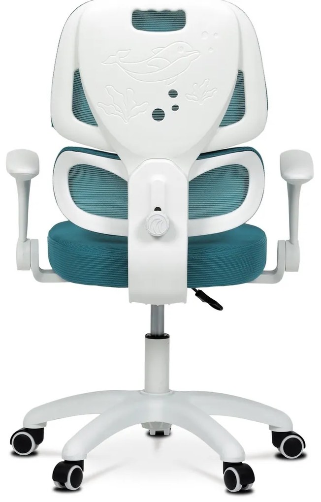 Scaun de birou Autronic KA-K1063 BLUE, albastru