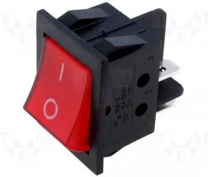 Intrerupator ON/OFF simplu lat 6 contacte 16A 11-07