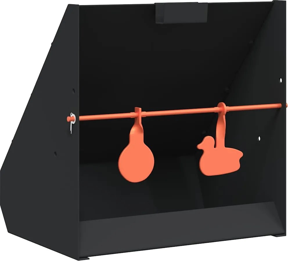 vidaXL Cutie pentru gloanțe Negru 31 x 23 x 31,5 cm Oțel