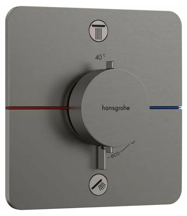 Baterie dus termostatata incastrata crom periat Hansgrohe ShowerSelect Comfort Q 2 functii