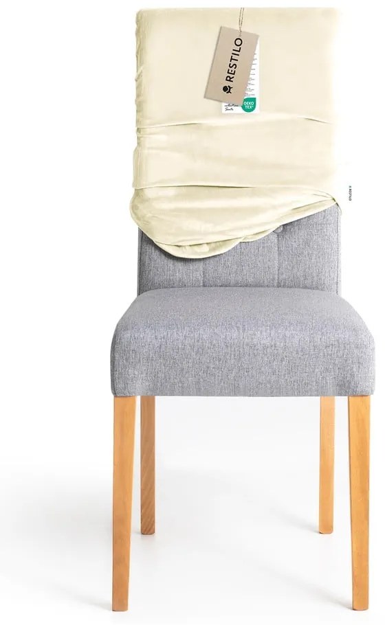 Huse crem 4 buc. elastice pentru scaun 48 cm Sento – Restilo