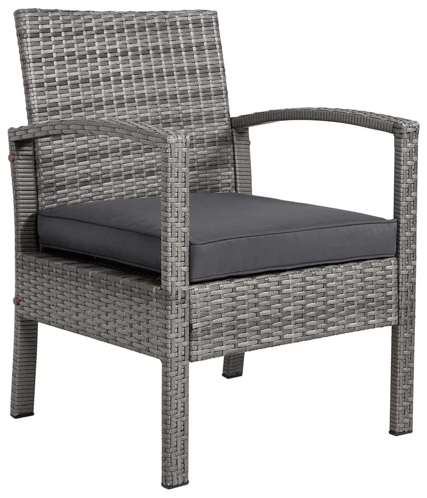 Deuba Set canapele de gradina - perne gri, antracit
