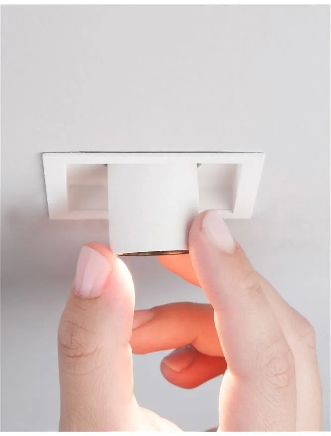 Mini Spot LED incastrabil ajustabil design modern DESERT alb