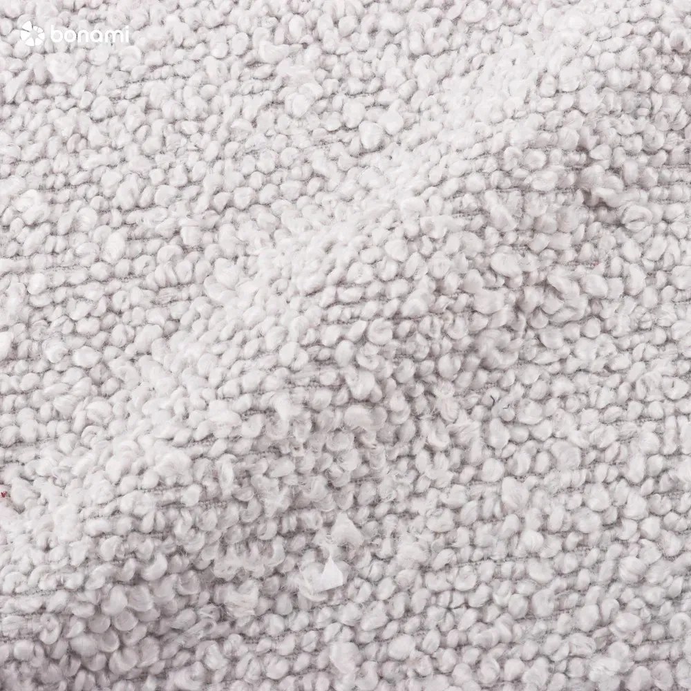 Canapea gri deschis cu tapițerie din stofă bouclé 235 cm Molino – Micadoni Home