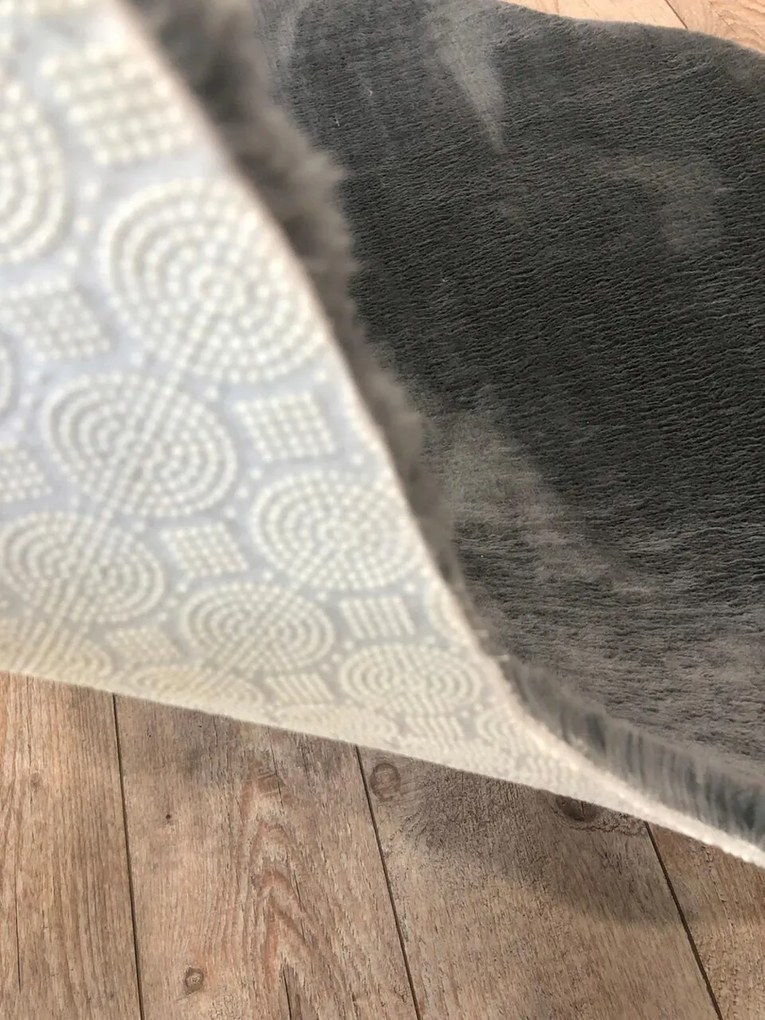 Covor, Post Plush, 120x170 cm, Gri inchis