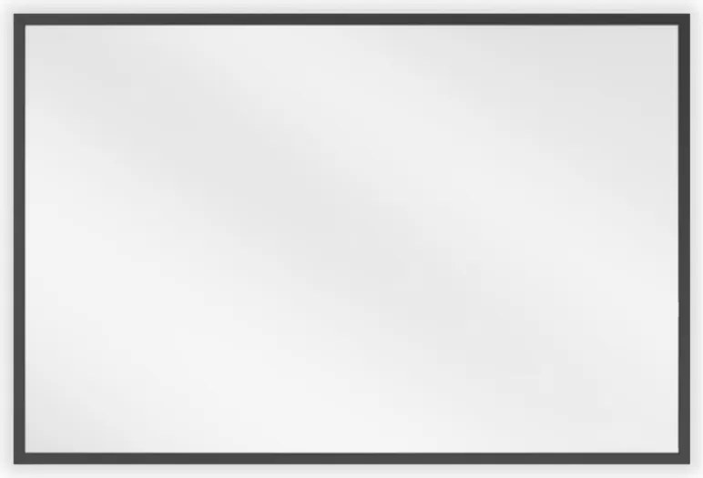 Mexen Loft oglindă dreptunghiulară pentru baie 60 x 40 cm, ramă neagră - 9852-060-040-000-70