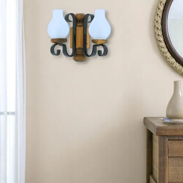 Aplică Brilagi RUSTIC 2xE14/40W/230V fag