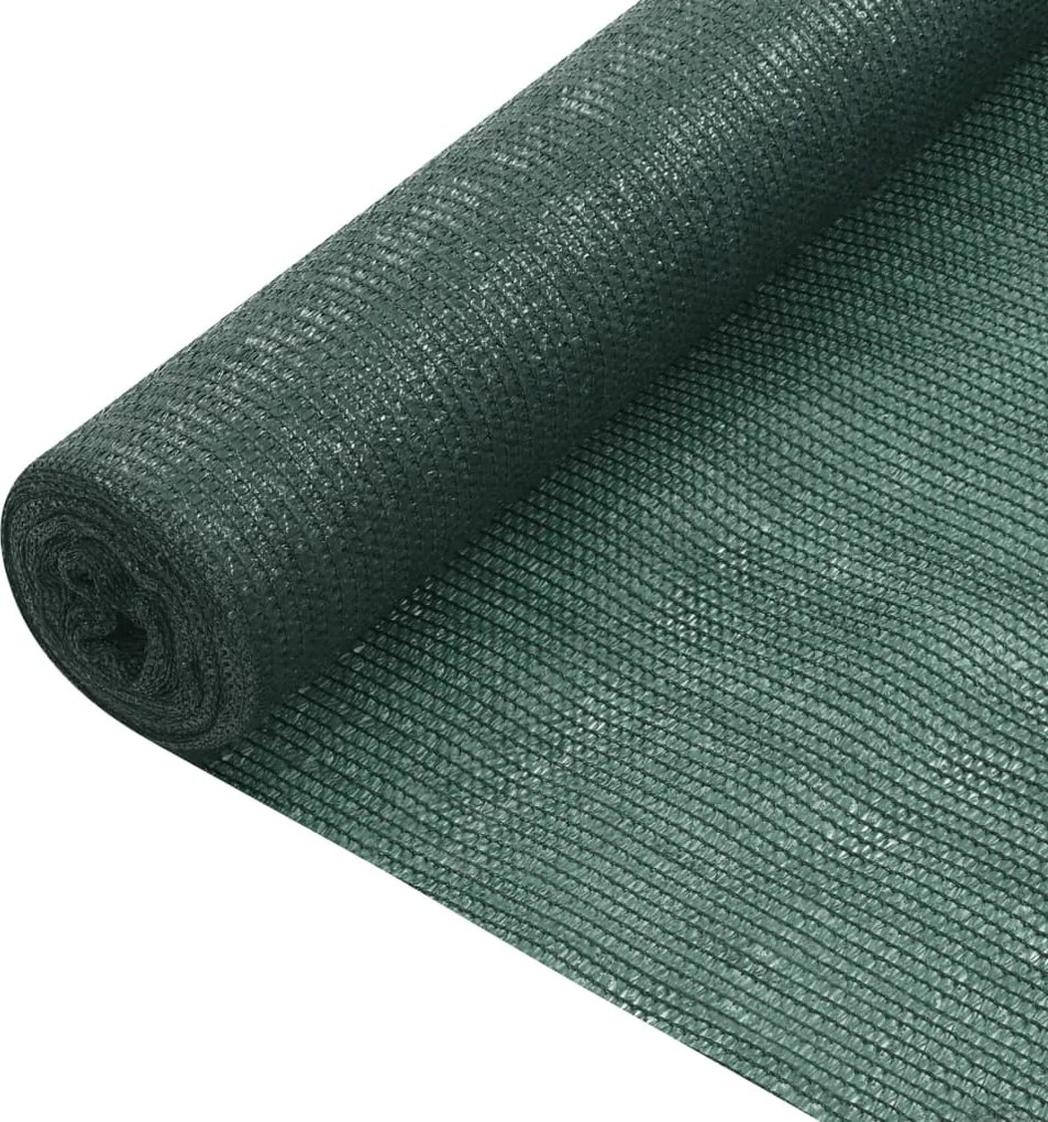 vidaXL Plasă protecție intimitate, verde, 1x50 m, HDPE, 75 g/m²