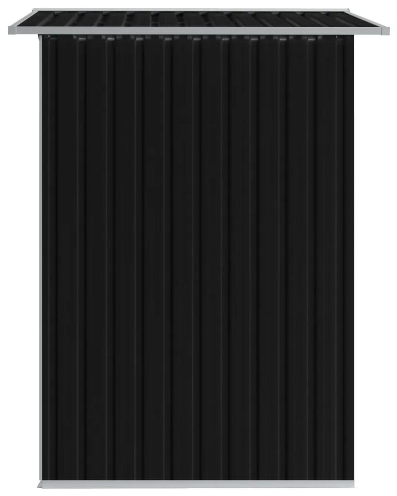 Magazie metalica de gradina antracit 204x132x186 cm otel