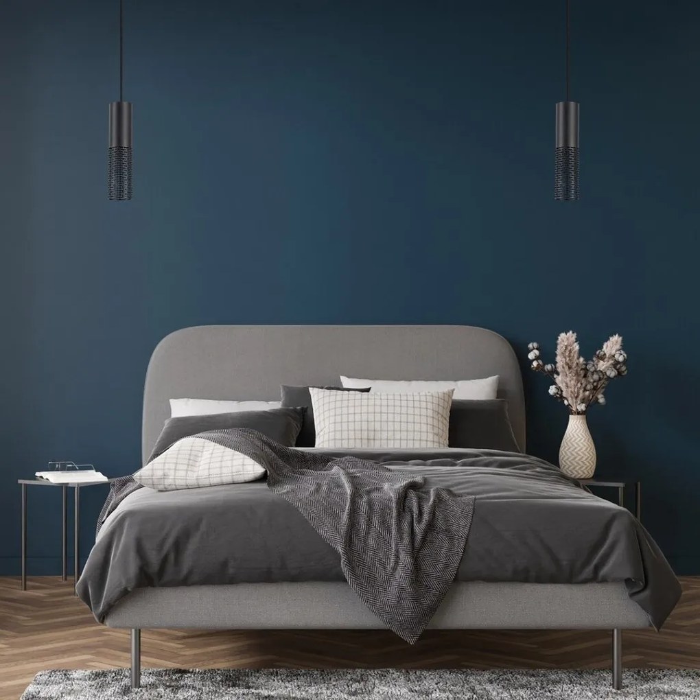 Pendul Stil Modern, Negru, 1xGU10, Nasis