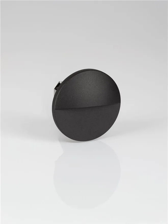 Spot aplicat perete exterior LED 2700K IP65 Toc negru