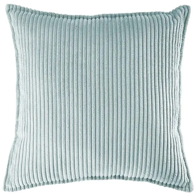 Pernă decorativă pentru copii verde-mentă cu tapițerie din catifea reiată Block – Wigiwama