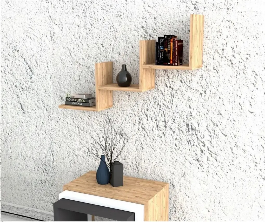 Raft de perete, Mist Homs, stajer, 90 x 60 x 19.6 cm, PAL