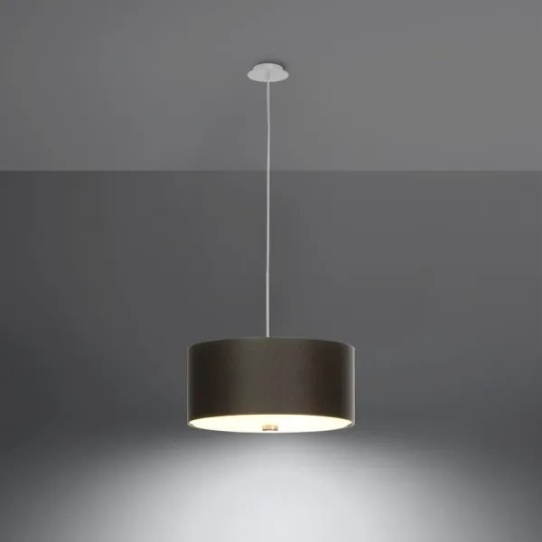 Lustră pe cablu SKALA 3xE14/60W/230V d. 30 cm neagră Sollux SL.0756