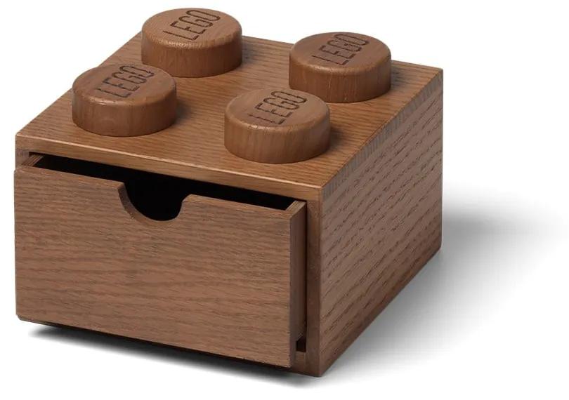 Cutie de depozitaredin lemn de stejar pentru copii LEGO® Wood
