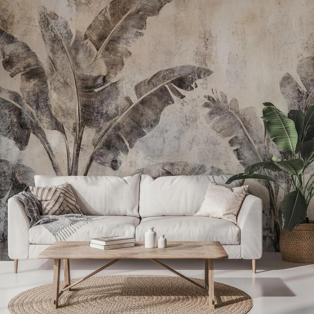 Fototapet - Bananier pe Perete (147x102 cm)