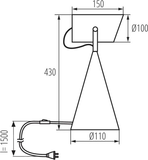 Kanlux 36260 - Lampă de masă LARATA 1xE27/5W/230V albă
