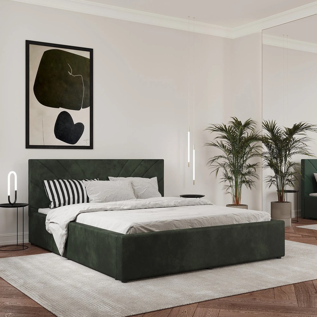 Pat Tapitat Fargo, 200 x 140 cm, Verde Inchis