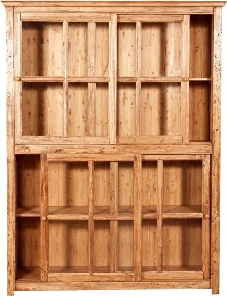 Vitrina L154 37 H212 cm, lemn masiv.