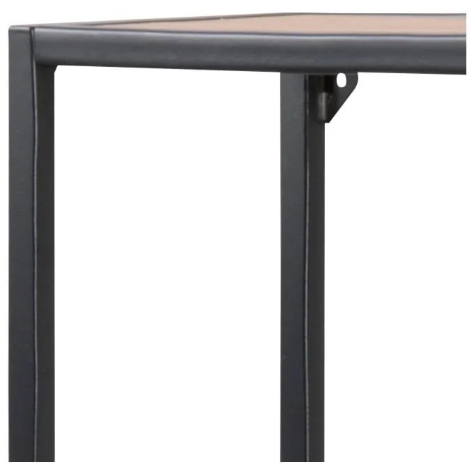 Bibliotecă de perete în decor de stejar sălbatic Actona Seaford, 75 x 91 cm