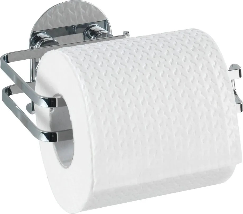 Suport autoadeziv pentru hârtia de toaletă Wenko Turbo-Loc, 11 x 13,5 cm