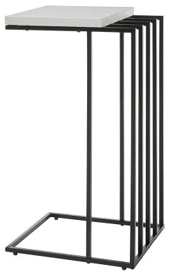 Măsuță laterală ZAIRA, albă